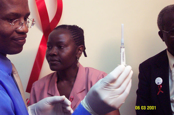 HIV vaccine trial